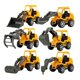 thumbnail image 1 of 6Pcs Kids Excavator Toy Toddler Excavator Engineering Truck Toy Push Back Car Toddler Vehicle, 1 of 4