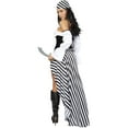 thumbnail image 2 of 6pc Pirate Lass - 4244-AS-L - Black/White, 2 of 2
