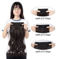 thumbnail image 4 of LELINTA 18"/24" Clip In Hair Extensions 4 PCS Long Straight Curly Wavy Hair Extension Hairpieces for Women Girls Hair Extension Ponytail  Full Head with 11 Clips, 4 of 5