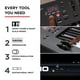 thumbnail image 4 of M-Audio Oxygen 61 V - Teclado controlador MIDI USB de 61 teclas con Beat Pads, modos Smart Chord y S, 4 of 9