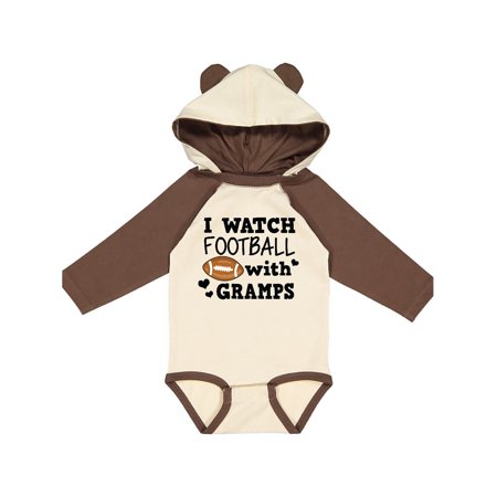 

Inktastic I Watch Football with My Gramps Gift Baby Boy Long Sleeve Bodysuit