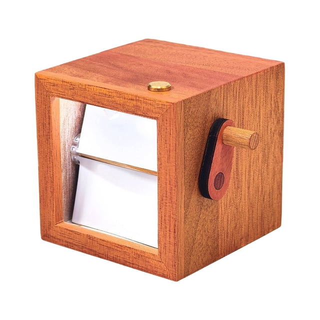 Orange Orange Hand Cranked Custom Photo Album Wooden Box Glowing Wedding Gift For Couple Interactive Memory Book