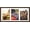 Walnut, variant on 5x7 Picture Frame Collage with Polished Plexiglass - Fits Three 5x7 Photos or Use as One 10x20 Picture Frame - Signature Collection - Collage Frames for Wall Display - Black