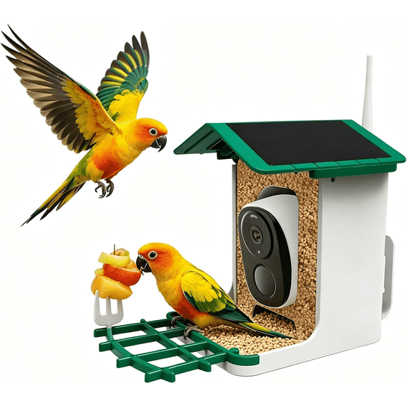 Smart Bird Feeder with Camera – 2K Live Video