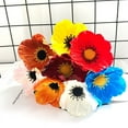 thumbnail image 3 of Nvzi Anemone - 10 PCS Bouquet Real Touch Artificial Flowers for Floral Arrangements and Home Decor (11.5 Inches) (Blue), 3 of 4