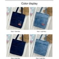 thumbnail image 6 of Women's denim wallet, casual handbag, crossbody shoulder bag, girl tote canvas bag, 6 of 8