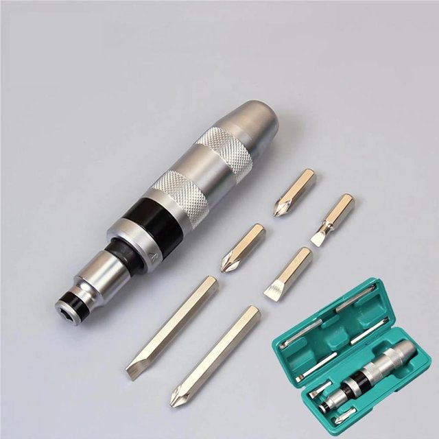7pcs Detachable Screwdriver Set Heavy Screwdriver Set Duty Detachable Screwdriver Manual Impact Screw Driver Kit Hand Repair Tools