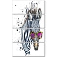 thumbnail image 2 of Design Art - Funny Zebra Watercolor, 2 of 3