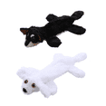 thumbnail image 2 of 2PC Unstuffed Plush Animals No Squeaky Dog Toys, Dog Toys for Aggressive Chewers, Flat Stuffless Dog Toys, Pets Soft Interactive Toy for Dogs Cats Home Living Room Playing, 2 of 7