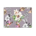 thumbnail image 3 of RYLABLUE Hummingbird and Colorful Flowers Throw Blanket Bed Sofa Blanket 58x80 inches, 3 of 3