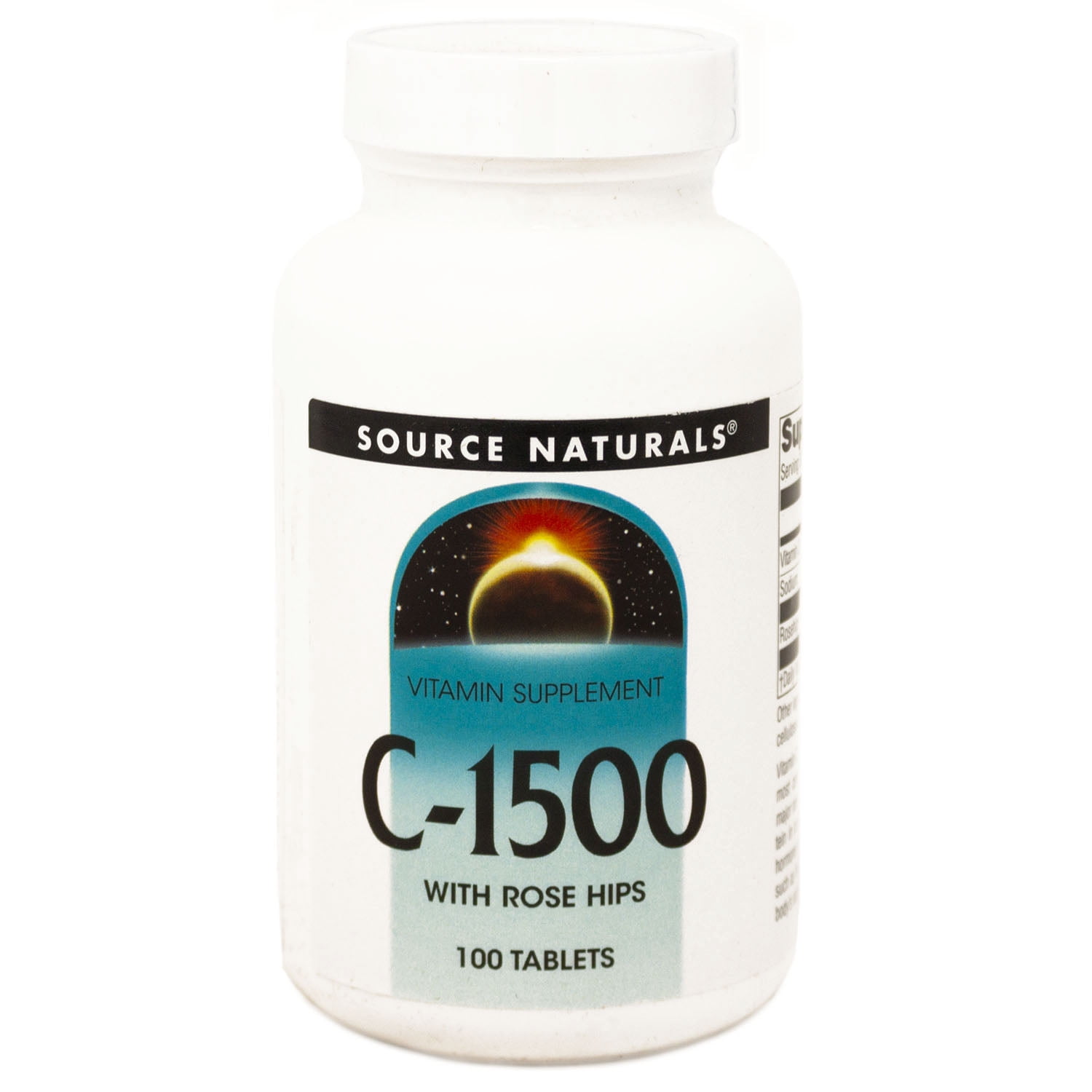 Source Naturals C 1500 w/Rosehips 1500 mg Time 100 tabs