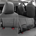 thumbnail image 6 of coverdream Rav4 Cloth Seat Covers Full Set for 2019-2024 2025 Toyota Rav4 LE,XLE,XLE Premium,Limited SUV - Washable Polyester(Gray,Full Set), 6 of 10