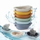 thumbnail image 4 of Baby bath water toy - 6 pack Baby Bath Toy Stackable Infant Bathtub Toys Stacking Floating Boat Train with Animal Finger Puppets Bath Toy（6 boats+6 animals）, 4 of 5