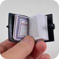 thumbnail image 2 of 12x Mini Arabic language Koran Quran Islam Muslim ALLAH real paper can read Pendant Key Chains Fashion Religious jewelry, 2 of 5