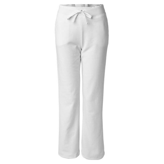 Gildan 18400FL HeavyBlend Ladies Sweatpants -White-Small