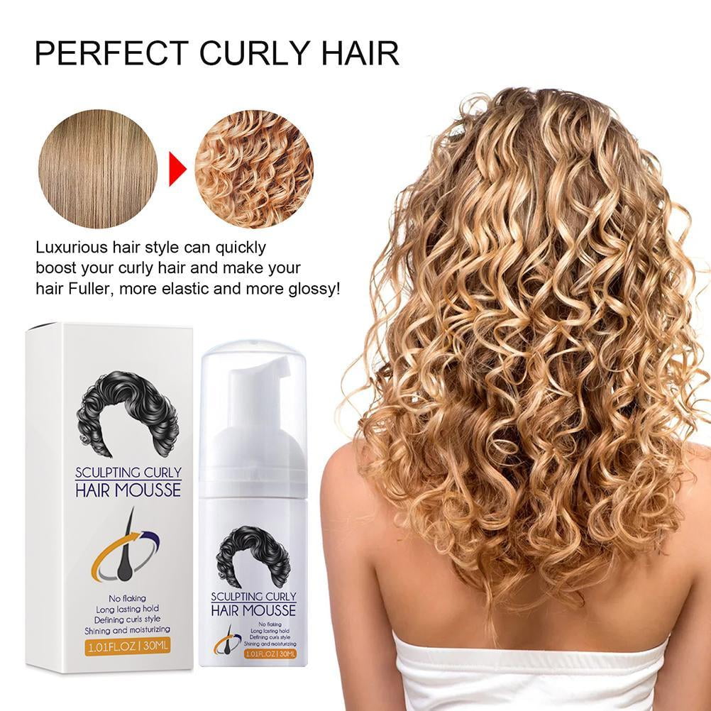 Curl Boost Cream Sculpting Curly Hair Mousse Curl Cream For Curls
