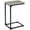Grey, variant on C Shaped End Table, Couch Tables That Slide Under, TV Tray Snack Table for Sofa, Small Side Table for Couch, Small Space, Living Room, Black HET02CBK-1