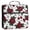 Red Roses and Cherries, variant on Water-Resistant 3-Ring Binder Organizer with Multiple Pockets Zipper Binder Bag for Office Red Maple Leaves