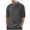 Gray, variant on ZCFZJW Mens Cotton Linen Henley Shirts Long Sleeve Casual Shirt Summer Beach Hippie T-Shirt Band Collar Shirt with Chest Pocket Army Green L