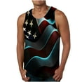 thumbnail image 1 of lSLJS New Fashion Casual Men's Summer Loose Waistcoat Print Sport Round-Neck Tank Features, Mens Tank Tops Workout Shirts, 1 of 4