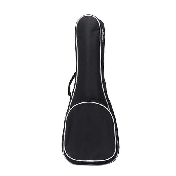 1pc 21 Inches Oxford Cloth Small Guitar Bag Guitar Case with Pockets Waterproof for Kids (Black)