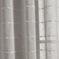 thumbnail image 5 of Lush Decor Farmhouse Textured Sheer Back Tab Window Curtain Panels, Blue Textured, 38" x 84", 2 Panels, 5 of 11