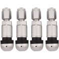 thumbnail image 1 of TOMALL Bolt-in Tire Valve Stem Caps Explosion Proof Inner Tubeless TPMS Valve Stem Silver Aluminum, 1 of 5