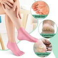 thumbnail image 4 of Artrylin 2 Pairs Silicone Moisturizing Foot Socks, Soft Silicone Socks, Anti Slip Gel Spa Socks Softening Feet Dry Cracked Skin, Aloe Socksfor for Women Foot Care After Pedicure (Pink), 4 of 7