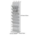 thumbnail image 2 of ZYNERY 172cm 8Tier over The Door Shoe Rack，Hanging Shoe Organizer Suitable for Foyer Storage ，Hanging Shoe Rack  for Closet Storage Boots（Grey）, 2 of 8