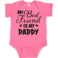 thumbnail image 3 of Inktastic My Best Friend is My Daddy with Hearts Boys or Girls Baby Bodysuit, 3 of 5