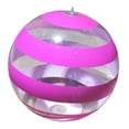 thumbnail image 3 of figatia Beach Ball 15.75'' Multipurpose Party Favor Pool Game PVC Summer Water Games for violet stripe, 3 of 9