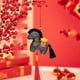 thumbnail image 4 of Colgante de caballo de Año Nuevo chino, decoración para el Festival de Primavera, ligero y portátil. Negro, 4 of 9