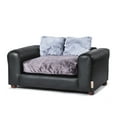 thumbnail image 3 of Moots Premium Leatherette Pets Sofa Charcoal, Medium, 3 of 11