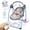 Gray, variant on ManyFun Portable Compact Baby Swing With Music,with 4 Speeds &Remote ,Baby Swing for Newborns,Khaki Pink