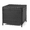 Black | B, variant on Tcbosik Outdoor Wicker Storage Side Table, Rattan End Table, Container for Furniture Covers, Toys, and Gardening Tools, Black