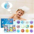 thumbnail image 4 of 12 paquetes de bombas de baño infantiles, bombas de baño orgánicas naturales, juguetes de baño para niños, regalos de cumpleaños para niños, esponja de baño, 4 of 9