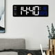 thumbnail image 3 of 16 Digital Wall Clock with Temperature Date Day Display Stylish Design, 3 of 5