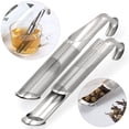 thumbnail image 3 of Gustave 2Pcs Stainless Steel Tea Ball Infuser Loose Leaf Tea Strainer Long Handle Fine Mesh Filters Reusable Tea Diffuser for Spices, Coffee, Seasonings, 3 of 8