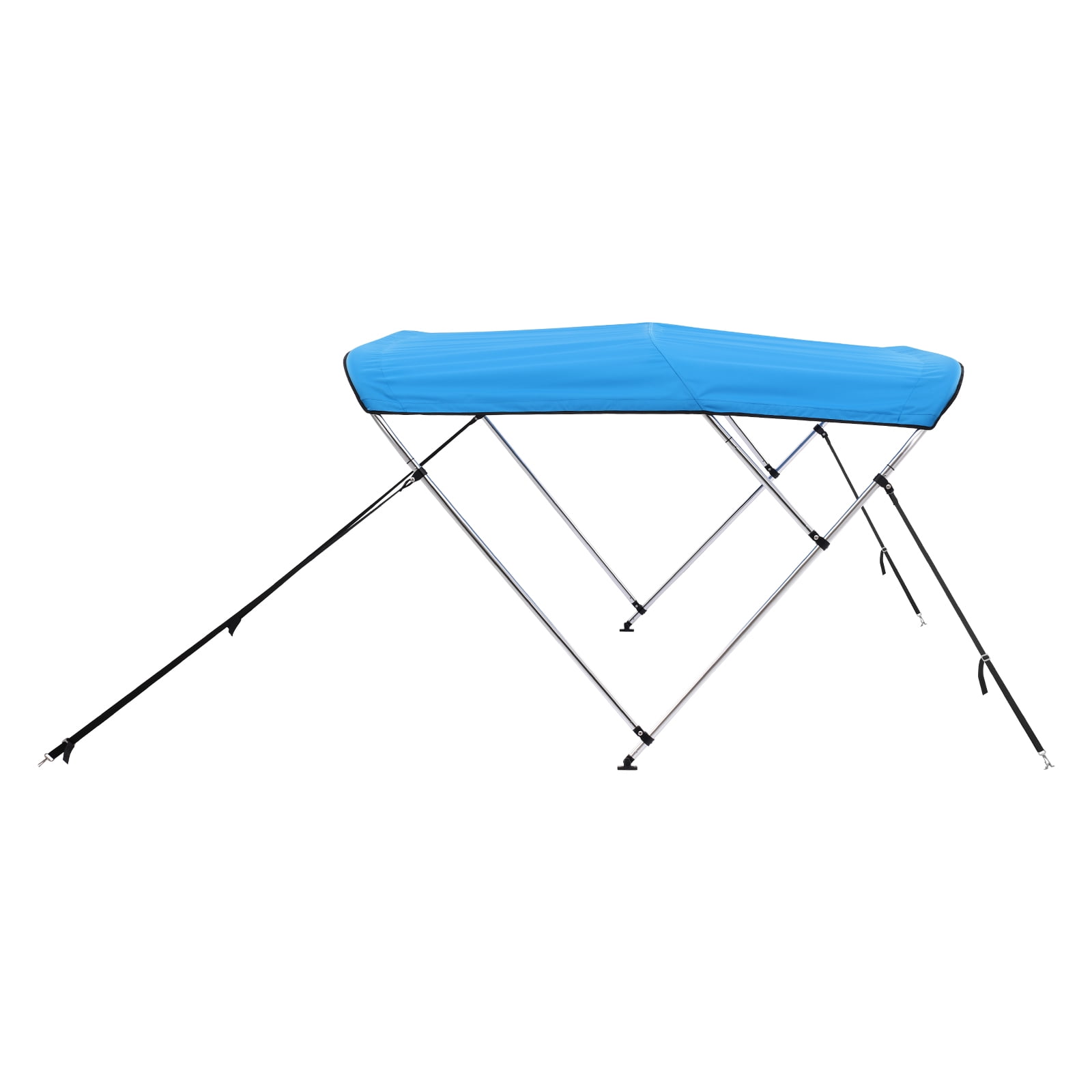 KFFKFF 3 Bow Marine Bimini Tops, 600D, Water-Resistant & Sun Protective with Carry Bag