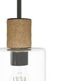 thumbnail image 4 of Hunter - Vanning 1-light Noble Bronze, Mini Pendant Light, Dimmable, Boho Style, Cylinder Shaped, for Bedrooms, Dining, Living Rooms - 13110, 4 of 7