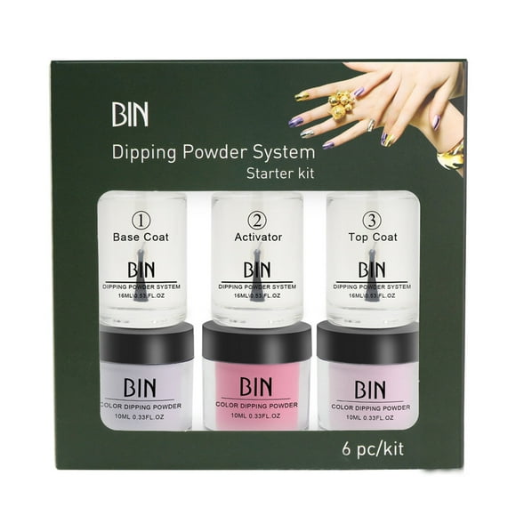 WIFKLSIIPG 16ml Dip Powder Set Acrylic Liquid Dipping System Without Lamp Cure Natural Dry