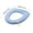 Blue, variant on COM1950s Soft Toilet Seat Cushion, Removable Padded Toilet Seat with Handle, Thick Cover for Extra Comfort, Fits Most Round & Elongated Toilets, Easy To Clean, for Home Bathroom Use