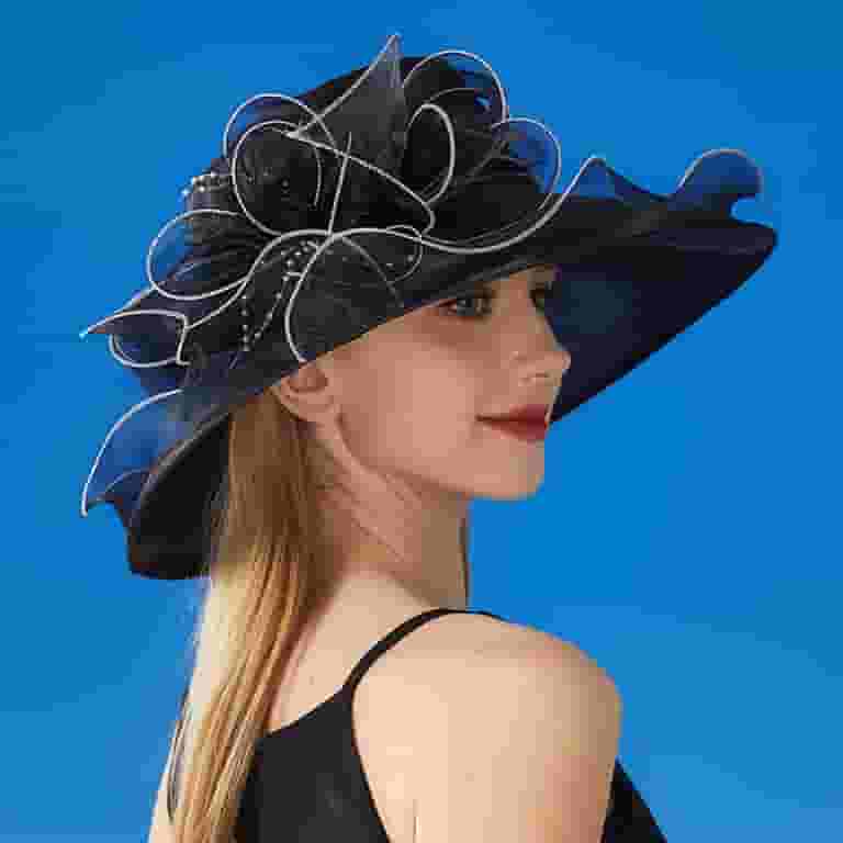 ladies dress hats near me Wallaroo A sleek black ribbon band completes the look Womens Dress Hats | Ladies