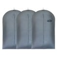 thumbnail image 1 of Dinheiro - Juego de 3 bolsas para ropa, 150 x 60 cm, bolsa para traje, bolsa para ropa, bolsa para traje, vestido de noche, vestido de novia, abrigo, camisa, repelente de insectos e impermeable, 1 of 5