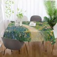 thumbnail image 5 of Yayeee Tablecloths for Rectangular Tables 60 x 60 inch Party Table Cover, Art Garden Scene, 5 of 6