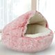 thumbnail image 1 of Cat House All Seasons Saco de dormir Cesta cálida Cojín suave (60 * 60 cm) Rosa, 1 of 7