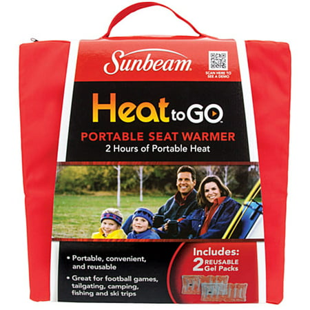 Sunbeam SSGP310-35 Heat to Go Portable Warming Stadium Seat,