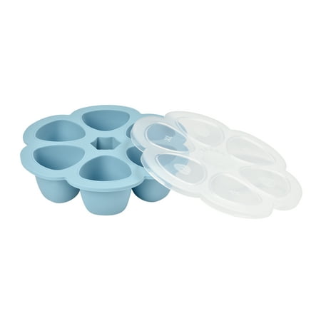 UPC: 0812995011707 | BEABA Multiportions™ 5oz Silicone Tray – Rain