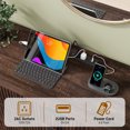 thumbnail image 4 of Blotout Fluted 9 Drawers Dresser for Bedroom, 63'' W Chest of Drawers with Power Outlet&Metal Handle, Fluted Fronts, Modern Dresser TV Stand, Wood Clothes Storage Organizer for Living Room, Hallway, 4 of 9