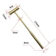 thumbnail image 4 of Outil de Réparation Marteau Petit 175 mm Poignée Détachable Marteau en Cuivre pour Réparation Montre Poignée Détachable, 4 of 9